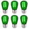 Luxrite S14 LED Edison Green Light Bulbs 0.5W Colored Bulb for String Lights E26 Base, 6PK LR21732-6PK - alternate 1